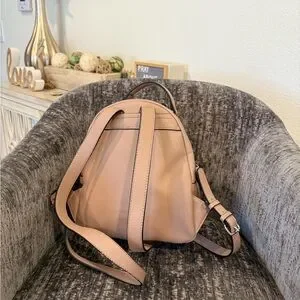GUESS Taupe Color Backpack Saffron Backpack | GUESS Factory main image 3